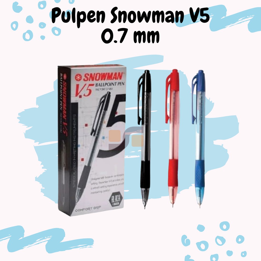 

Pulpen Snowman V5 0.7 mm