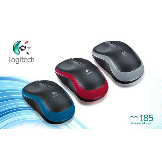 Logitech Mouse Wireless M185 Original