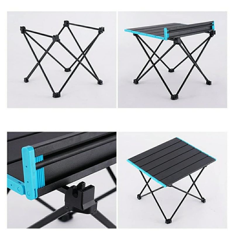 MEJA LIPAT OUTDOOR ALUMUNIUM / MEJA LIPAT CAMPING / MEJA OUTDOOR LIPAT PORTABLE / MEJA PIKNIK