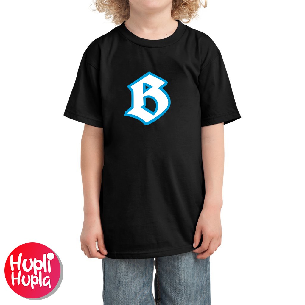 Kaos BxB B Blue Betrand X Bensu Baju Anak Umur 3-12 Tahun Unisex Hupli Hupla