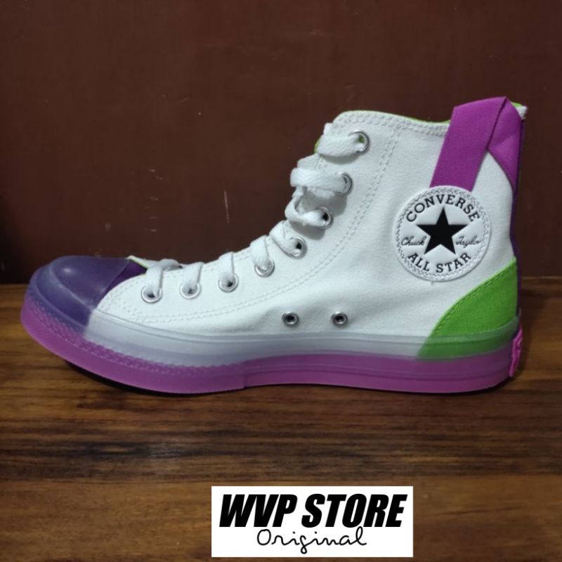 Converse CT AS CX High Strectch Dramatic Night White Bold Wasabi Violet 170833C