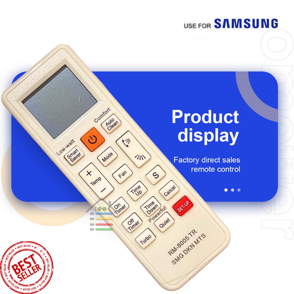 REMOTE AC SAMSUNG DAIKIN MITSUBISHI UNIVERSAL RMK8005 TR