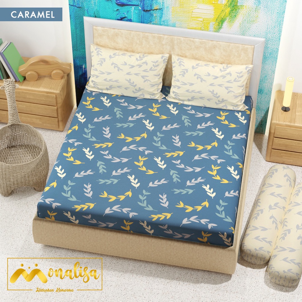 Sprei Monalisa Premium Ukuran 180x200 Tinggi 20cm Aneka Motif Karakter Seprai King Bed Harga Murah