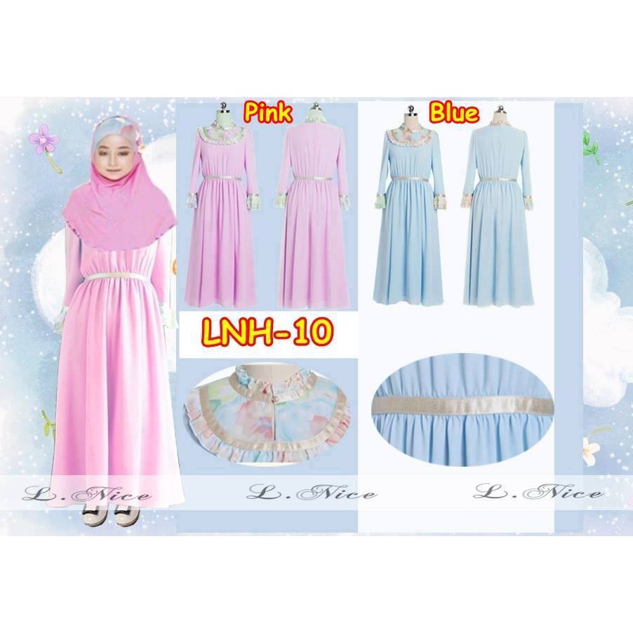 BAJU MUSLIM GAMIS ANAK / LNH-1O UKURAN BESAR