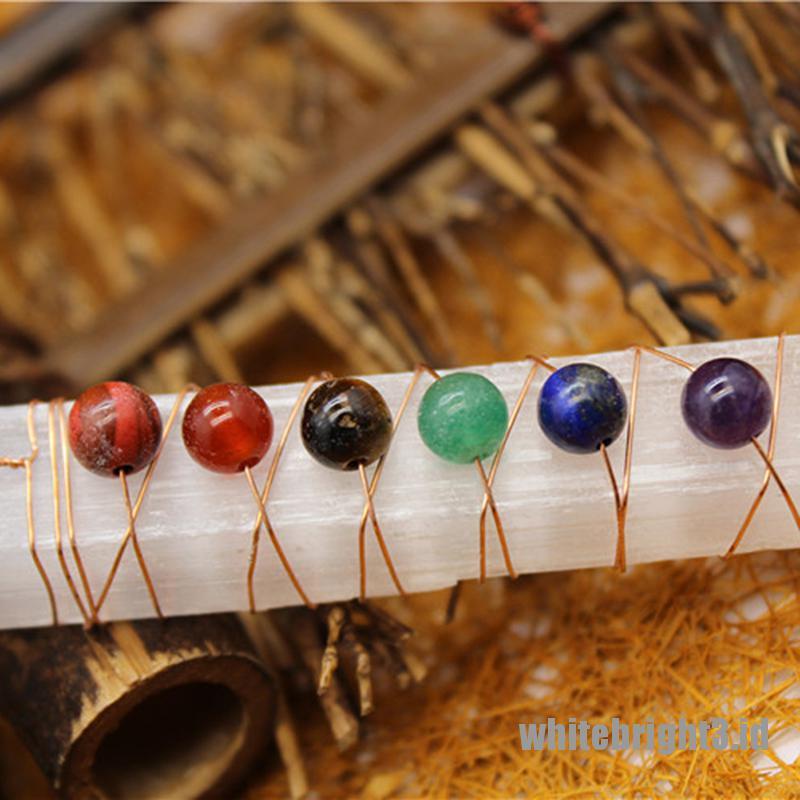 ❤White3 Warna Putih❤ Stik Batu Kristal Kuarsa Selenit Alami Untuk Pembersih Energi Chakra