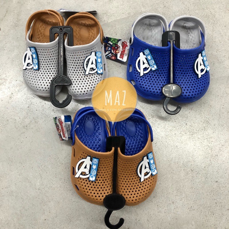 Sandal Zandilac Anak Cowok Laki-laki Slip On Baim Marvel Avengers CH330052LT CH320185LT