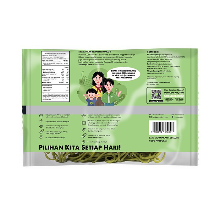 Lemonilo Mie Kuah Rasa Ayam Bawang 70gr