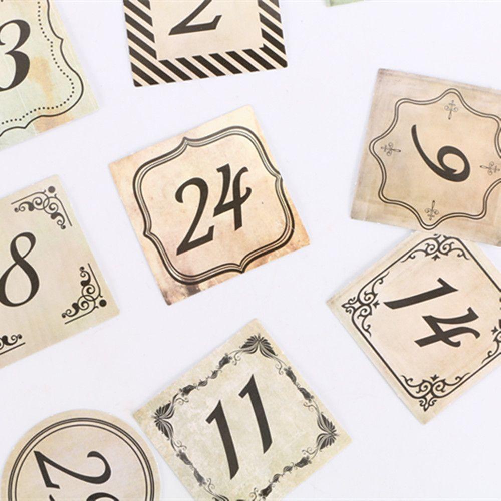 [Elegan] Album Stiker Kreatif DIY Dekorasi Scrapbook Kata Nomor
