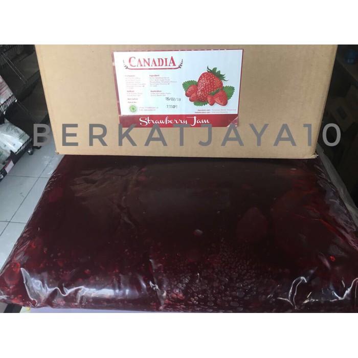 Prims Food Selai Strawberry Jam selai stroberi murah ekonomis 5 kg