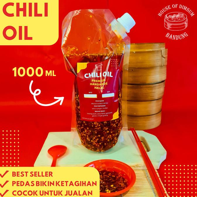 

langsung order saja] Chili Oil Minyak Cabai 1000ml