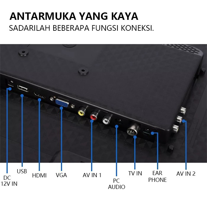 *Fujiyama*  Digital TV LED TV 25 INCH HD Ready FHD TV  Monitor Pc/Gaming/Komputer TV  Murah TV