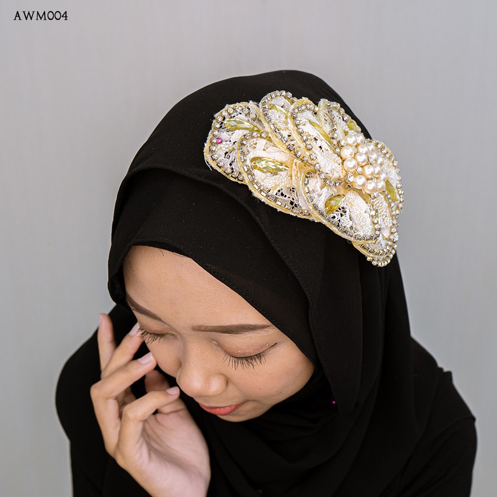 [TOKO TERPERCAYA] AKSESORIS HAIRPIECE MODERN FASHION WEDDING PESTA AWM004