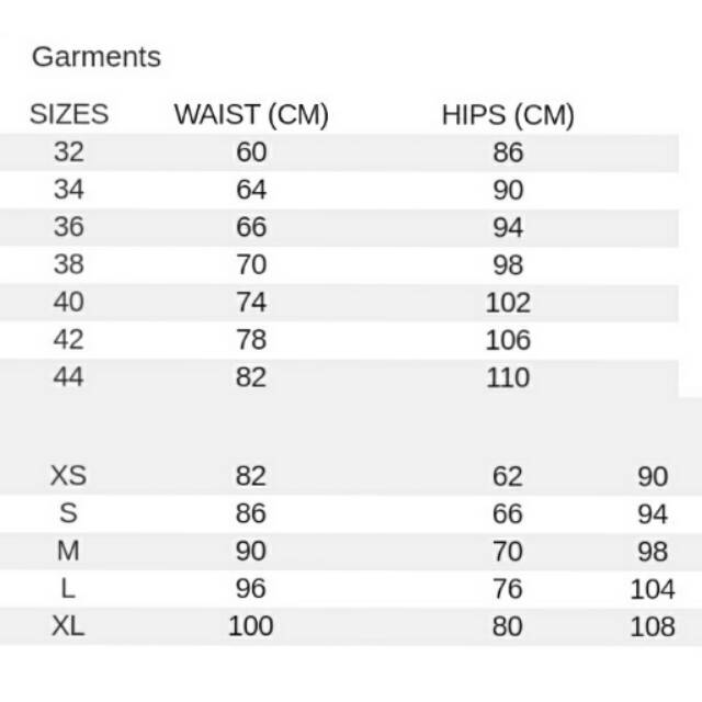 stradivarius jeans size guide