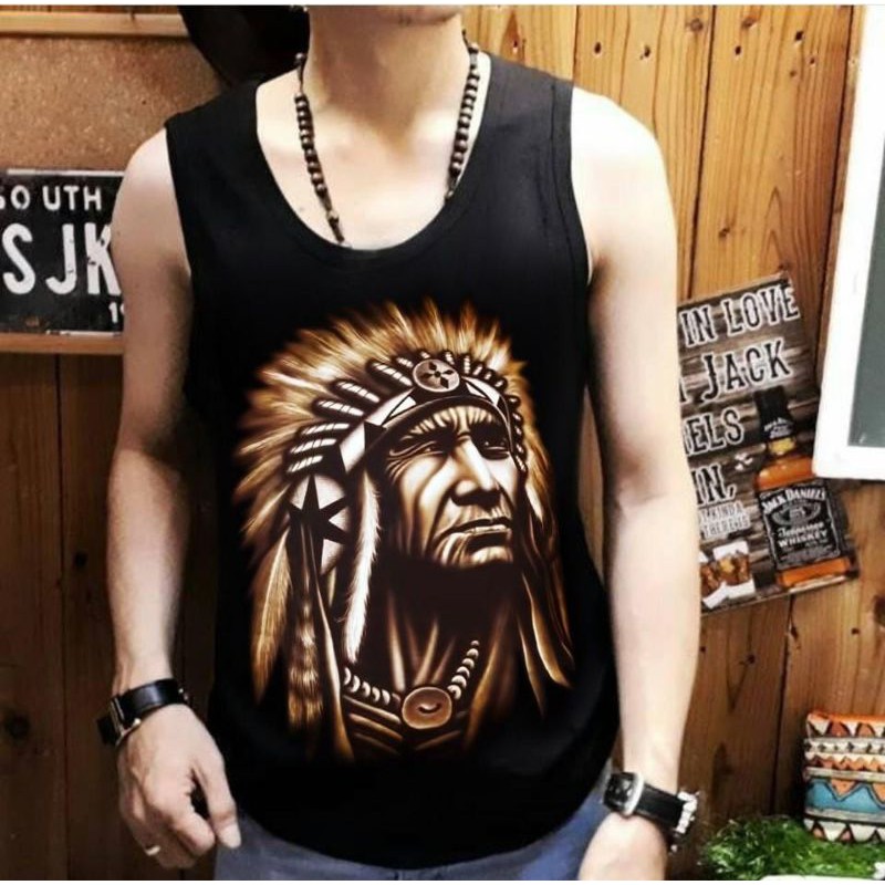 JNW-SINGLET/T-SHIRT DISTRO/Kaos cwo Singlet Indian bahan spandex fit to L-Xl