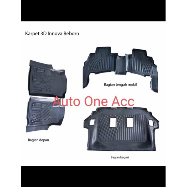 Karpet 3D Premium Toyota Innova Reborn 2016 - 2021