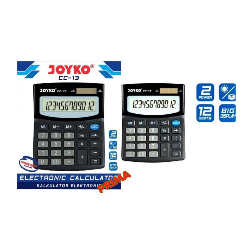 

KALKULATOR JOYKO CC 13 (12 DIGIT)