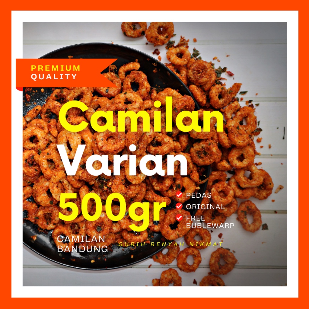 

[500GR] ANEKA CEMILAN PREMIUM CAMILAN BANDUNG