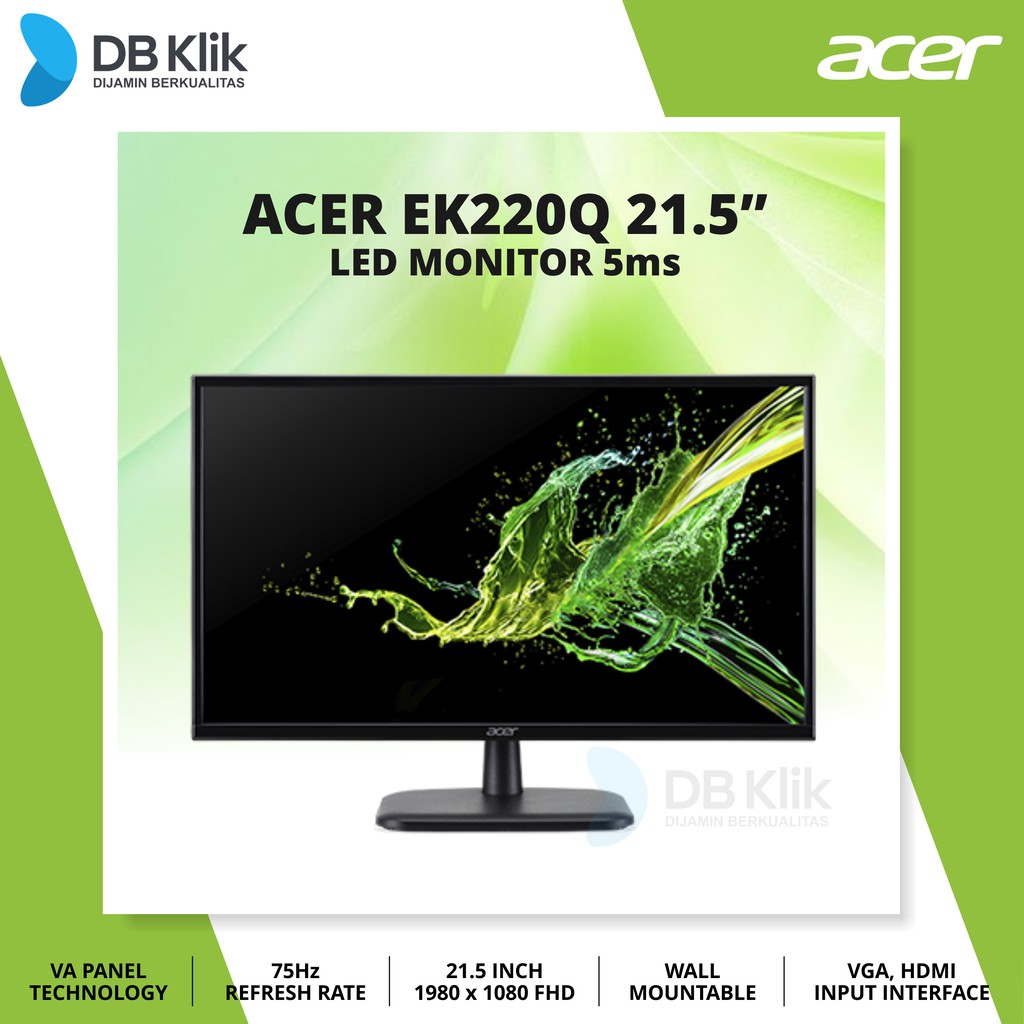 Monitor LED ACER EK220Q 21.5 Inch ( LED ACER EK 220Q 21.5 Inch )