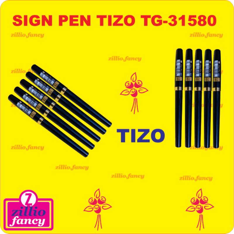 SIGN PEN TIZO -TG 31580 WARNA HITAM