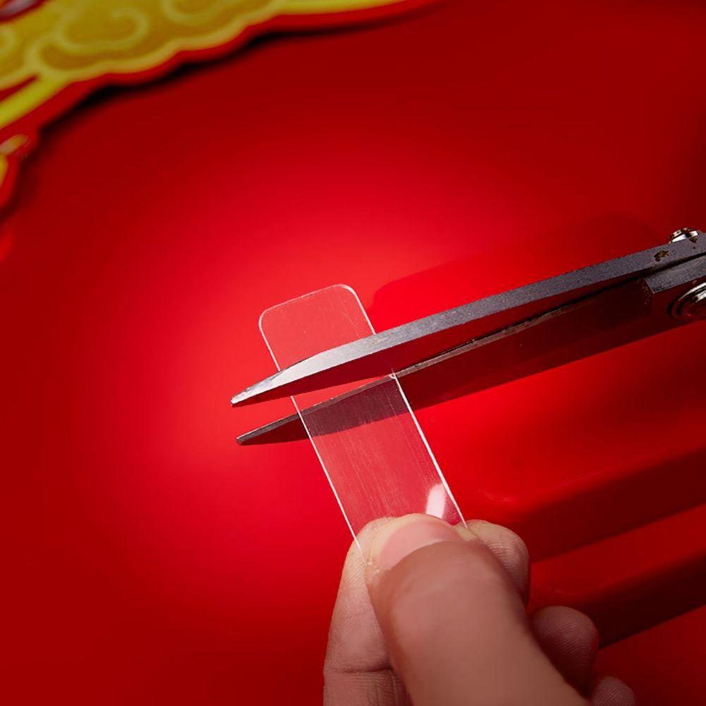 Agustina Double Sided Tape Transparan 60Pcs/Box Mudah Dipotong Reusable Home Decor Fixing Pad