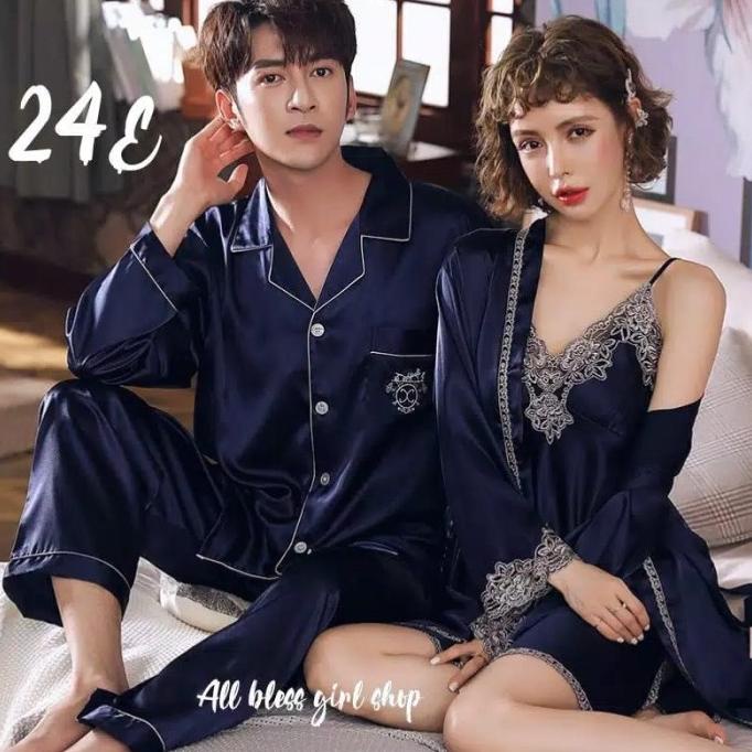 baju tidur kimono couple pasangan 23E-24i