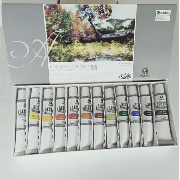 

CAT ACRYLIC MARIES 12 ML X 12 WARNA