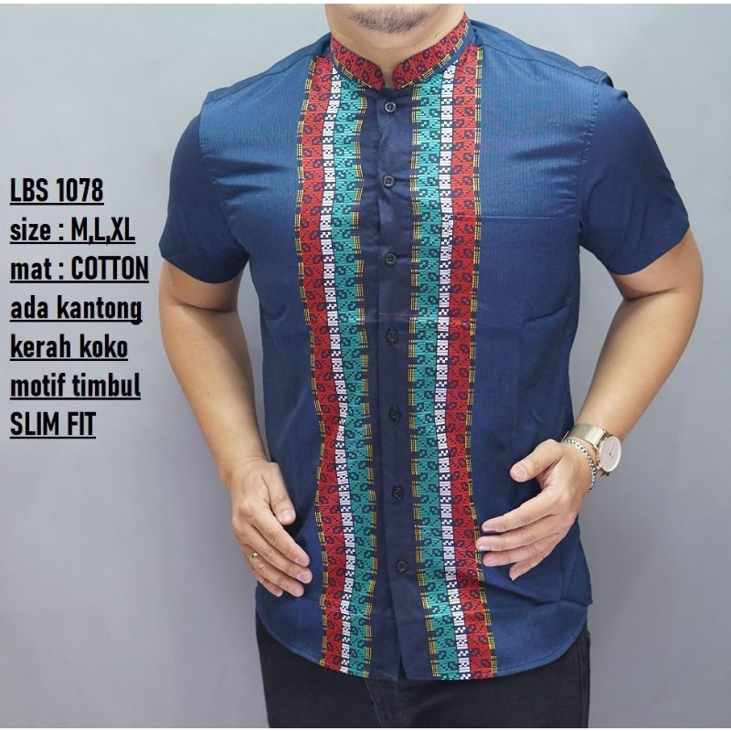 BAJU LEBARAN MUSLIM KOKO PRIA SLIMFIT