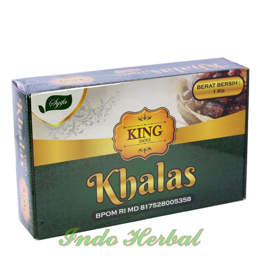 Kurma Dates KING KHALAS 1kg | KING KHALAS Al Madinah | Kurma KING Khalas 1kg