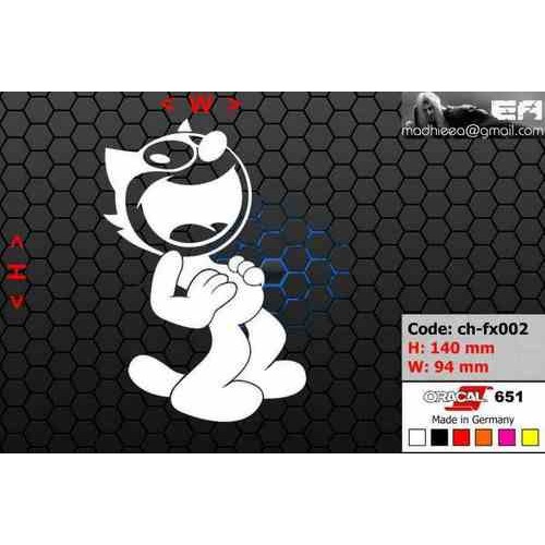 ea cutting sticker / decal Code: ch-fx002 ( felix the cat )
