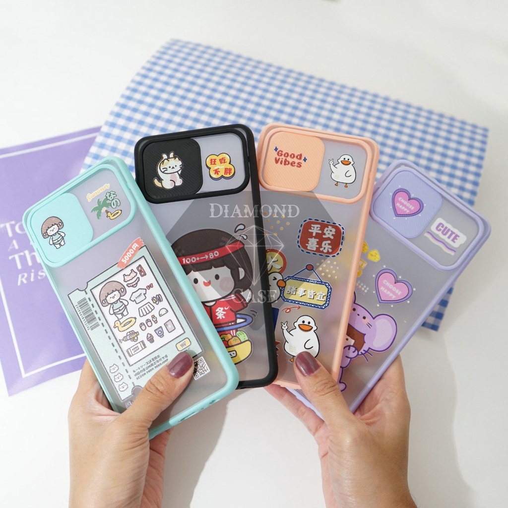 (KG 03) Softcase Slide For All Type SAMSUNG A02 - A02S - A03S  - A52 5G  - A32 5G - A32 4G - A22 5G 