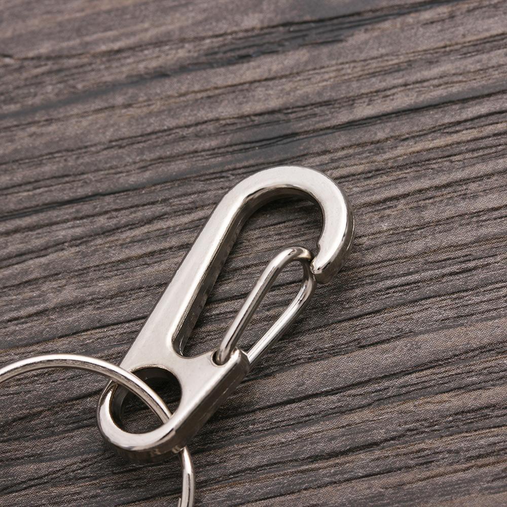 Suyo 4/8pcs D Carabiner Mini Aluminium Alloy Outdoor Hook Survival EDC Gear Camping Keyring