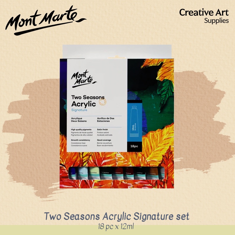 

Mont Marte Two Seasons Acrylic Signature set 18 x 12ml