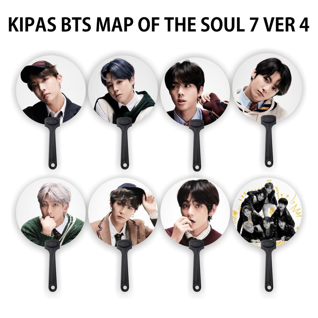 (READY STOCK) KIPAS BTS MAP OF THE SOUL 7 VER 4  SOUVENIR KPOP MURAH