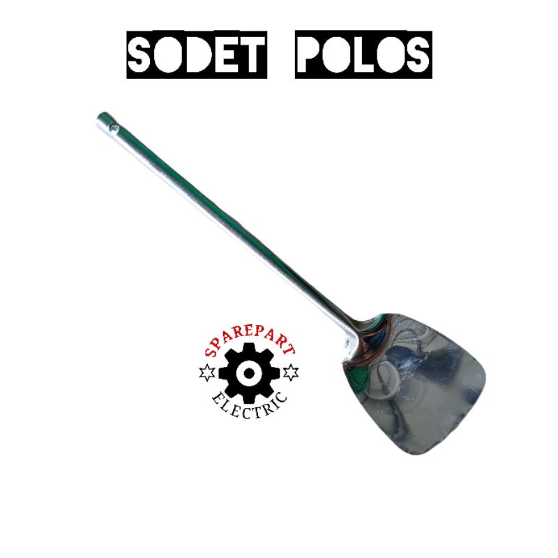 SODET SPATULA BUNTU POLOS / SODET MASAK STAINLESS SERBAGUNA