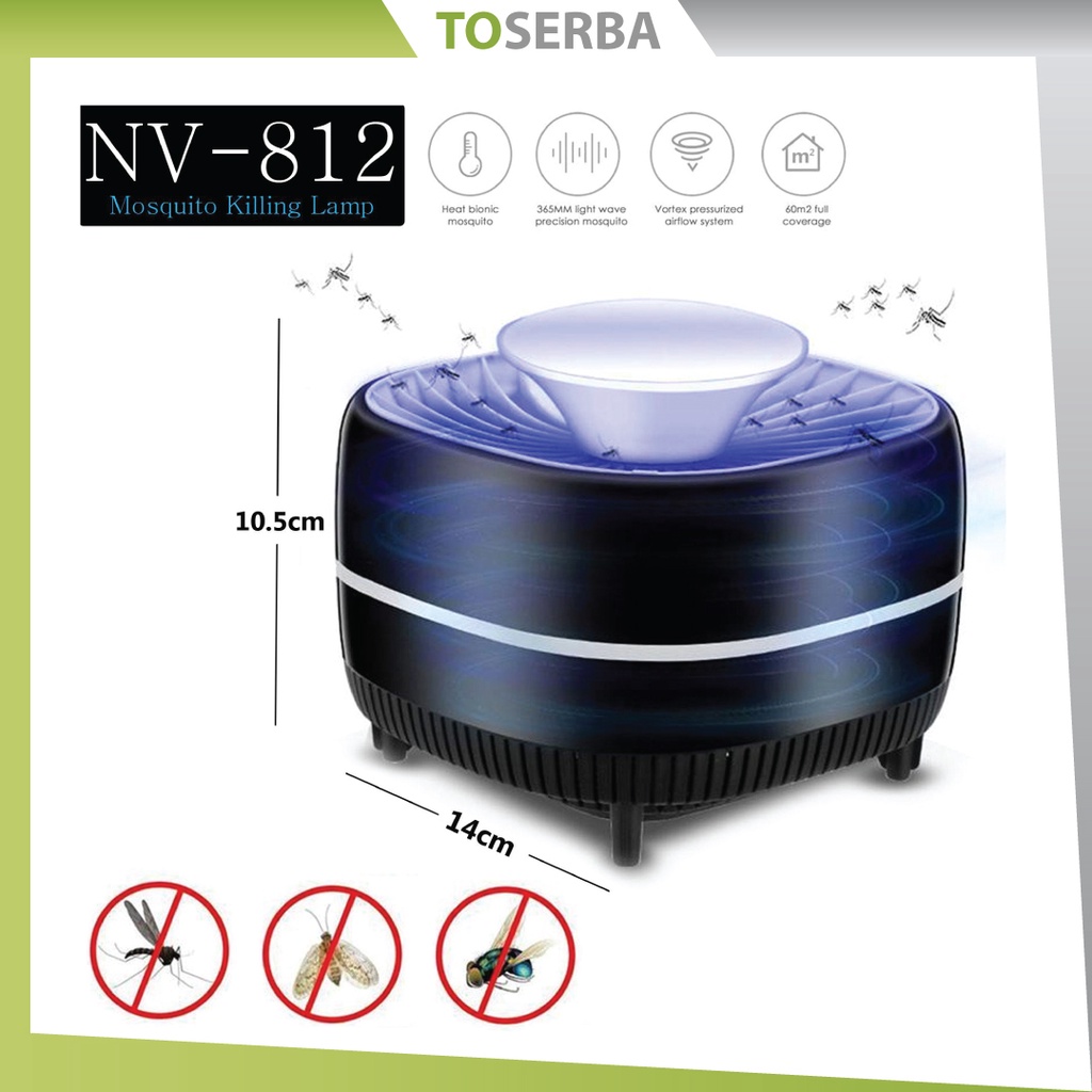 TM-150 Perangkap Nyamuk Elektrik Mosquito Portable USB Penangkap Nyamuk Elektrik Original