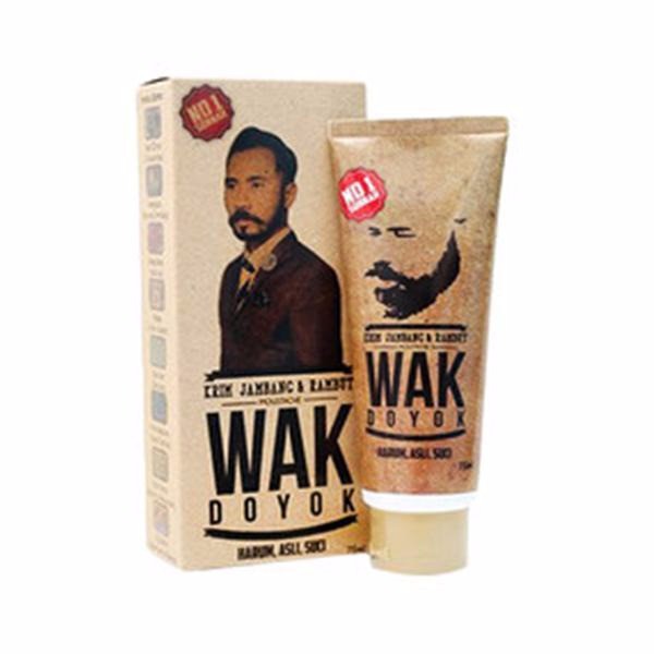KRIM JAMBANG WAK DOYOK PENUMBUH JAMBANG KUMIS RAMBUT BAHAN HERBAL ALAMI AMAN UTK PRIA DAN WANITA Pr