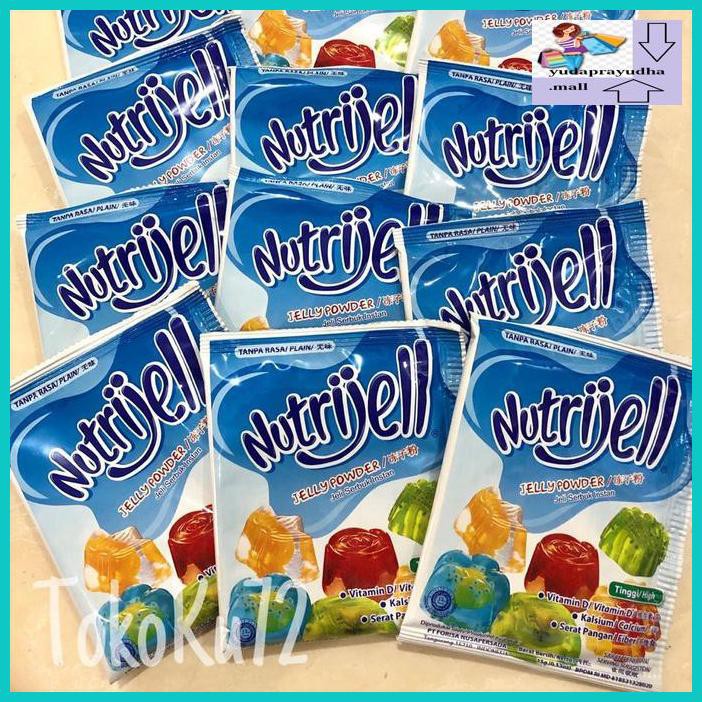 

54Etr7U- Nutrijell Jelly Plain 15 Gr Per Box Isi 12 Pcs 9Uhhjt7-