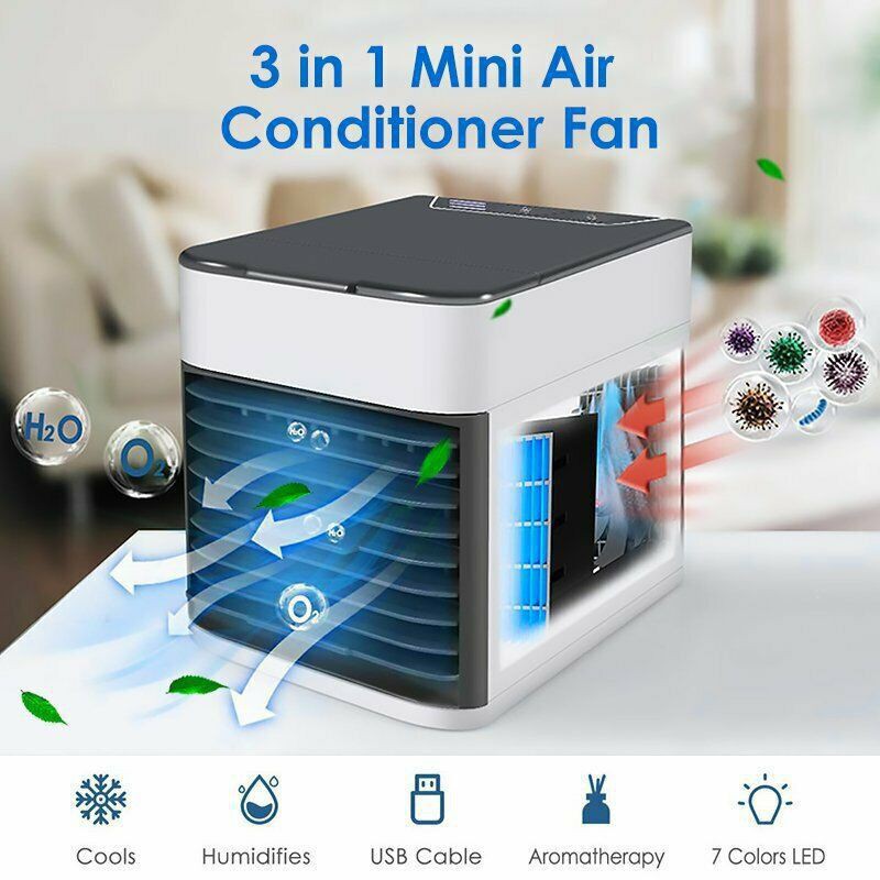 AC MINI PORTABEL USB ORIGINAL IMPORT ARCTIC AIR ULTRA 2X COOLING POWER AIR COOLER AC
