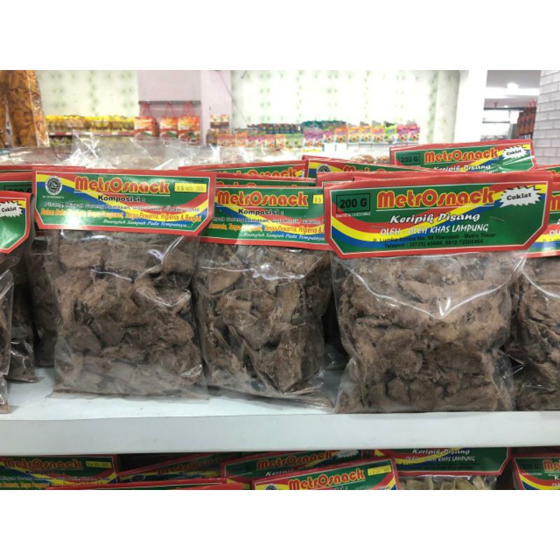 

Keripik Pisang Coklat oleh-oleh khas lampung