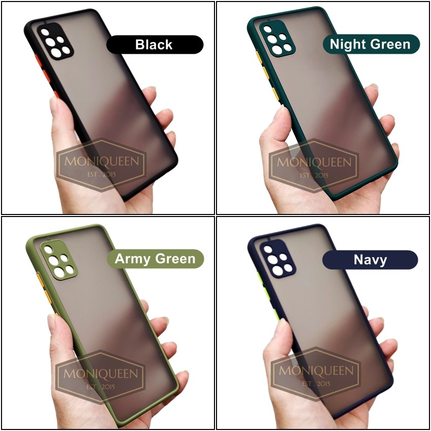 Hybrid Aero Case Samsung A10S A20S A50S A21S A70S A51 A11 M11 A01 CORE Lens Camera Cover Soft Case-3