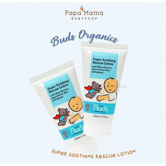Buds Soothing Organic Super Soothing Rescue Lotion 150ml - Bud