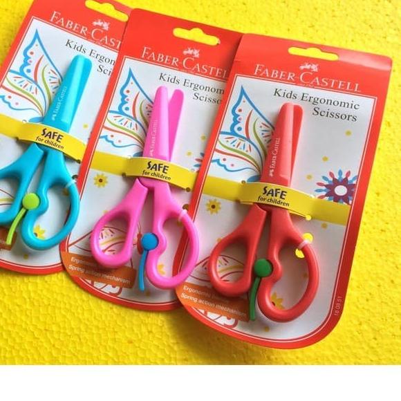 

☀ Gunting Anak Ergonomic Faber Castell - Merah ✮