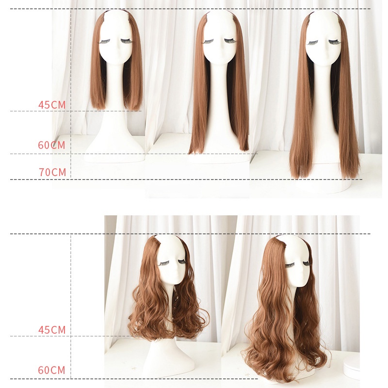 CODWig Rambut Keriting Bentuk V Ukuran 45cm- cl