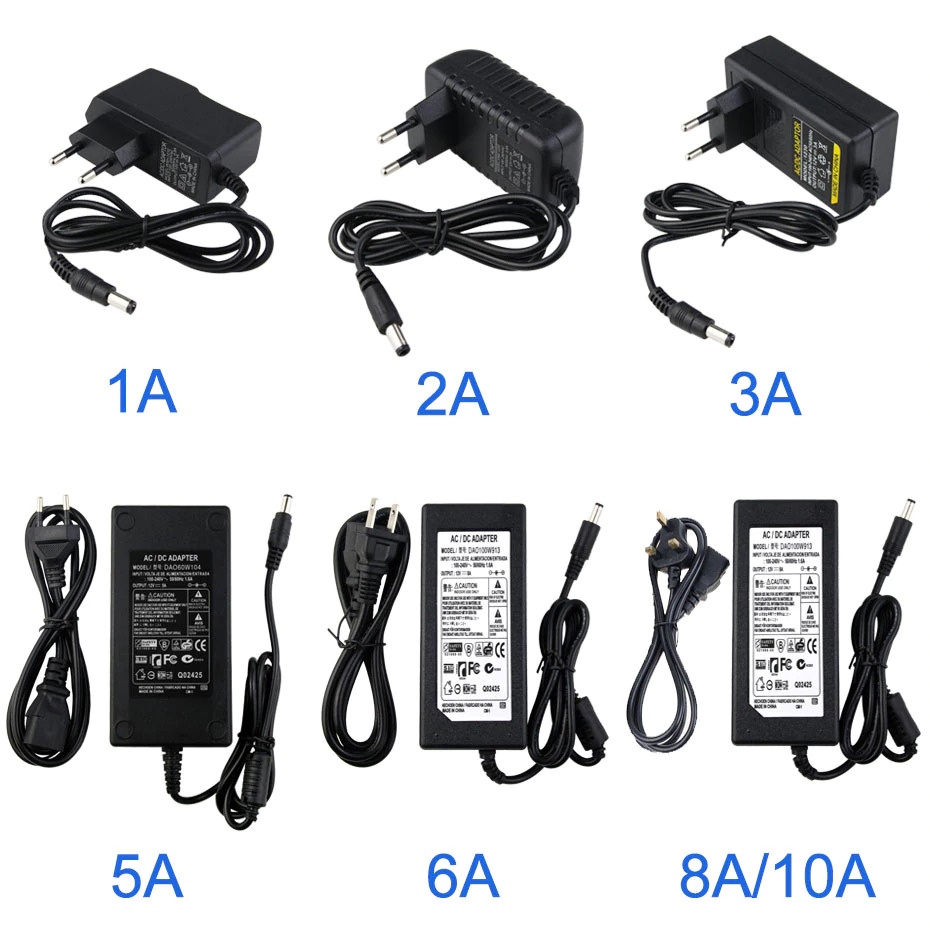 Power Adaptor LED Strip Monitor DC 12V 6A