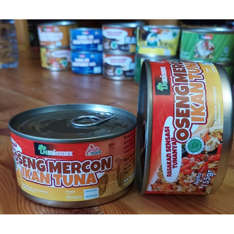 

Oseng Mercon ikam tuna kaleng, Tuna kaleng, makanan kaaleng tuna