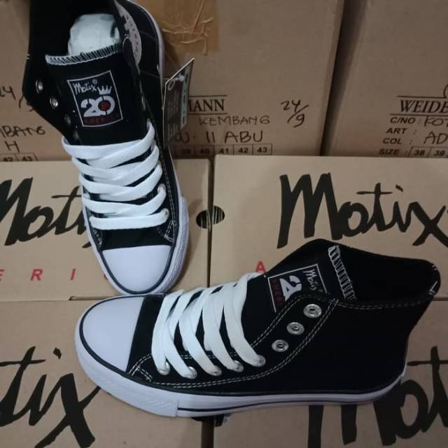 Sepatu Sneakers Sekolah Motix America/Classic Original School High - Tinggi