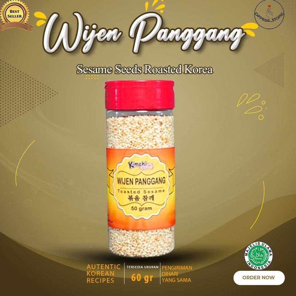 

Diskon sekarang--Biji Wijen Panggang 60 Gram / Sesame Seeds Roasted Korea 60 Gram