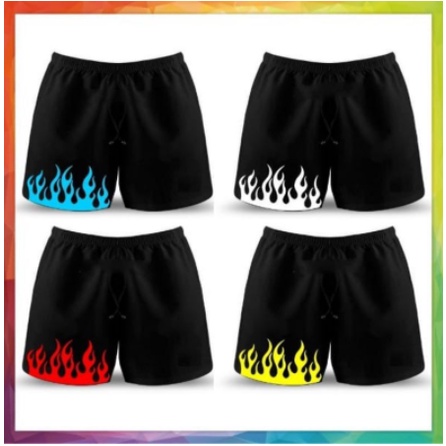 Celana kolor pria motif api terlaris termurah