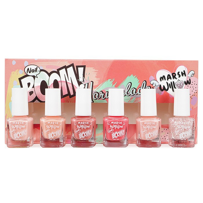 (BPOM) Marshwillow Nail boom nail polis Series (set) by Natasha Wilona - Kutek / TOP COAT MW