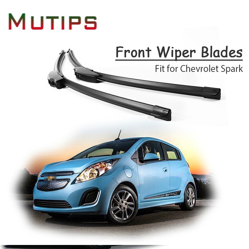 1 Set Karet Wiper Kaca Depan Mobil Untuk Chevrolet Spark M300 2015 2014-2009